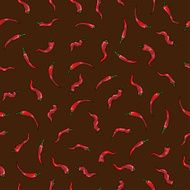 red hot chilli pepper seamless pattern N2