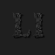 Decorated letter l N3