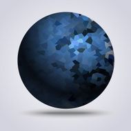 Blue ball background