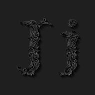 Decorated letter j N3
