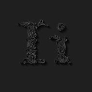 Decorated letter i N2