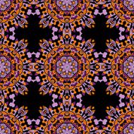 Seamless oriental background vintage motif