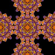 Indian seamless pattern Vintage decorative elements Hand drawn background Islam