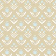 Vintage seamless Pattern with floral ornament N2