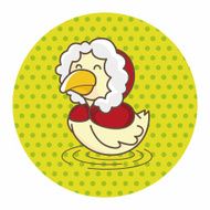 animal duck winter cartoon theme elements N5