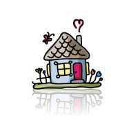 House icon sketch for your design N12