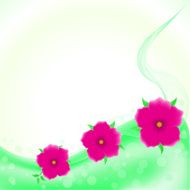 Vector beautiful flower background art