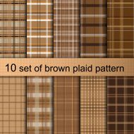 Brown plaid pattern ai N2