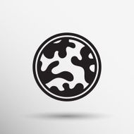 camouflage fabric pattern shape badges stickers labels icon N5