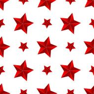 Seamless red star background