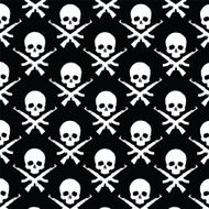 Skull with rifles pattern N2