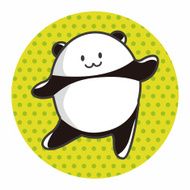 animal panda cartoon theme elements N15