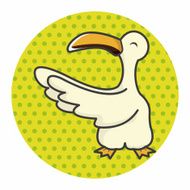 animal bird cartoon theme elements N7
