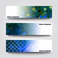 Set of banner templates with abstract background N31