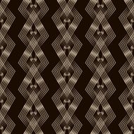 Vector seamless pattern monochrome ornament N4