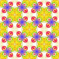 Beautiful symmetrical pattern of the flower petals in fractal design N4