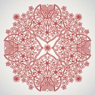 Ornamental lace pattern in Eastern style N7