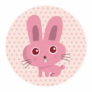 animal rabbit cartoon theme elements N34