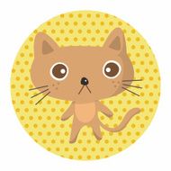 animal cat cartoon theme elements N19
