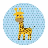 animal giraffe cartoon theme elements N14