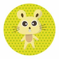 animal mouse cartoon theme elements N21