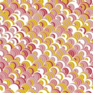 Contrast shell pattern Based on Traditional Japanese Embroidery Abstract Seamless