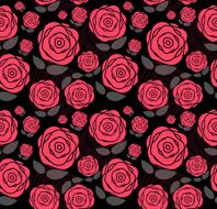 Floral Seamless Pattern Background for Wedding and Birthday Vec N11