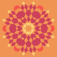 Circular geometric background N4