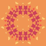 Circular geometric background N7