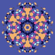 Circular geometric background N8