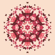 Circular geometric background N17