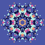 Circular geometric background N18