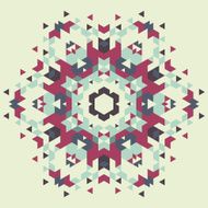 Circular geometric background N19