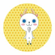 animal goat cartoon theme elements N5