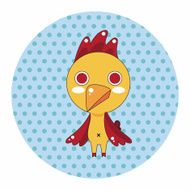animal cock cartoon theme elements N11