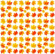 pattern of yellow maple leaves