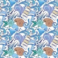 Nautical Blue Pattern N2