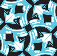 Seamless Abstract Bird Pattern