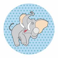 animal elephant cartoon theme elements N20