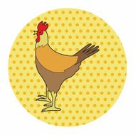 animal cock cartoon theme elements N12