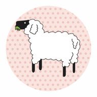 animal sheep cartoon theme elements N11