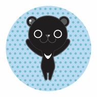 animal bear cartoon theme elements N18