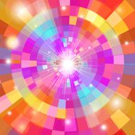 Abstract colorful background with sun N3
