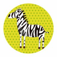 animal zebra cartoon theme elements N9