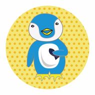 animal penguin cartoon theme elements N10