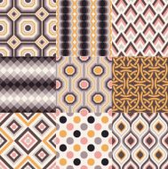 seamless geometric retro pattern N4