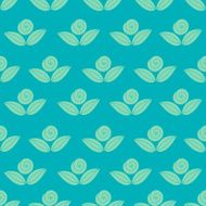 seamless simple pattern with flower rose stems N2