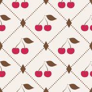 Seamless pattern with cherries N2