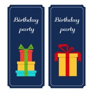 flyers vertical banners birthday party