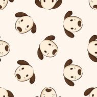 Animal dog icon 10 seamless pattern